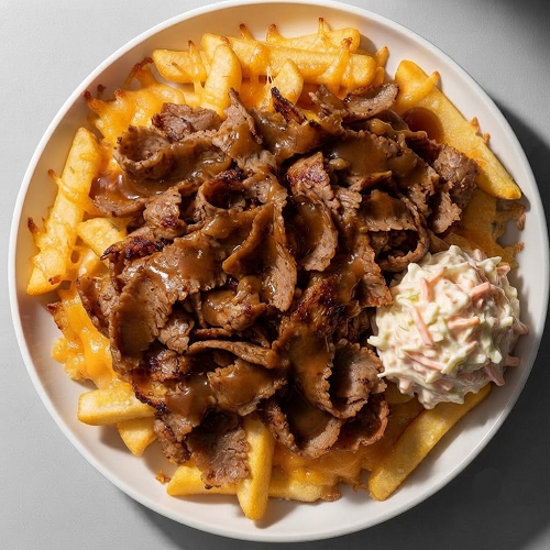 Chips, Doner, Cheese & Curry 