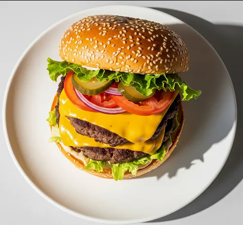 1/2 Pounder Burger With Cheese 