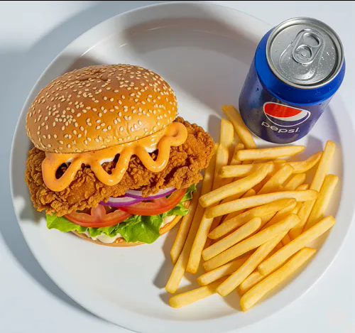1/2 Pounder Spicy Burger 