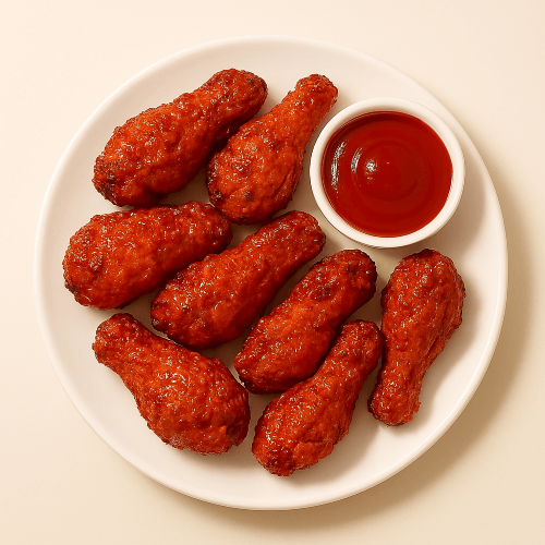 5 Hot Wing, Salad & Dips 