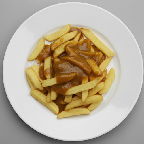 Chips & Chicken Curry 